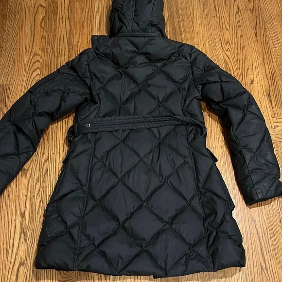 Burberry Black Hooded Puffer Coat - Picture 9 of 10